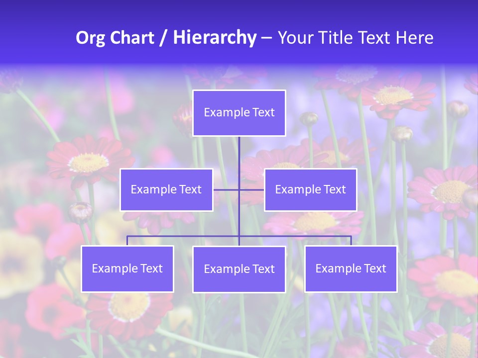 Mai Blumenbeet Liebe PowerPoint Template