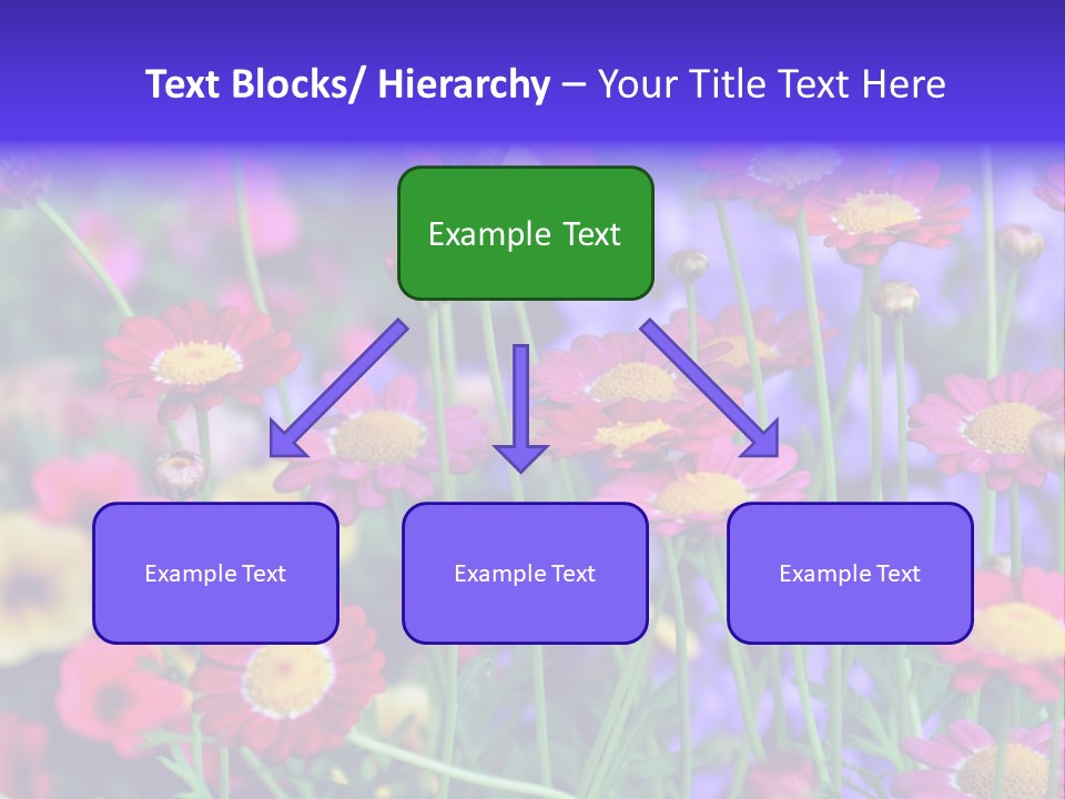 Mai Blumenbeet Liebe PowerPoint Template