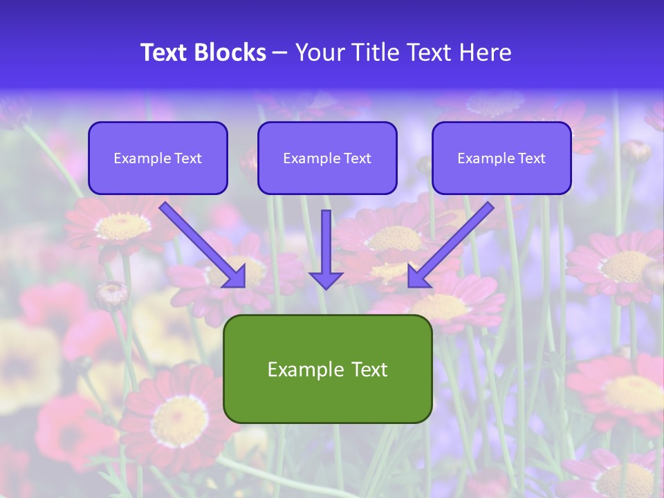 Mai Blumenbeet Liebe PowerPoint Template