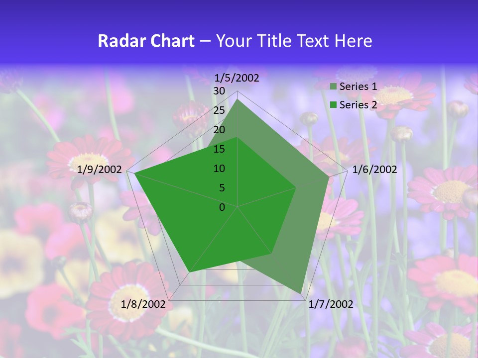 Mai Blumenbeet Liebe PowerPoint Template