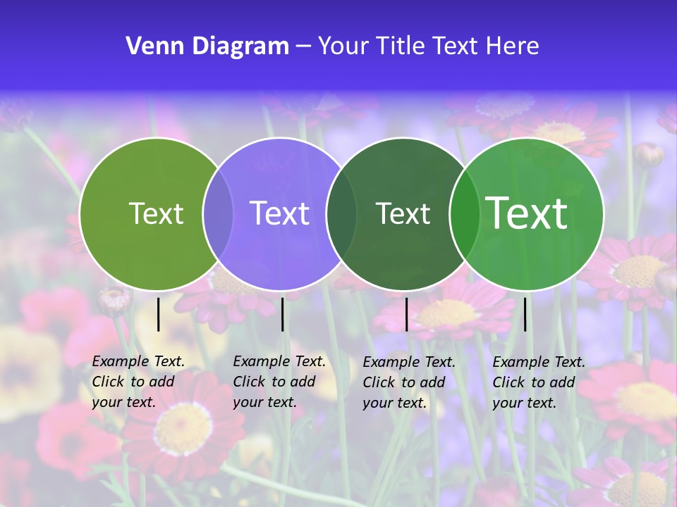 Mai Blumenbeet Liebe PowerPoint Template