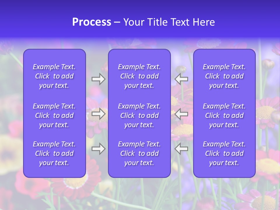 Mai Blumenbeet Liebe PowerPoint Template