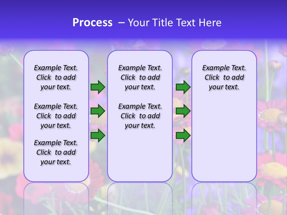Mai Blumenbeet Liebe PowerPoint Template