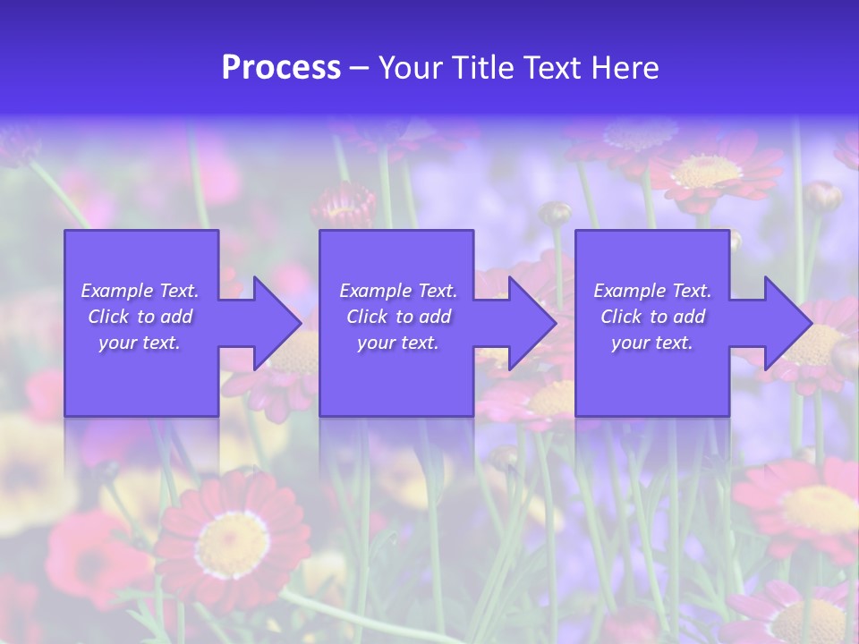 Mai Blumenbeet Liebe PowerPoint Template