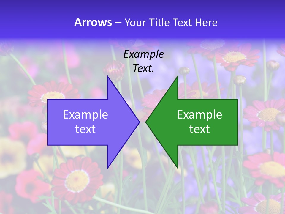 Mai Blumenbeet Liebe PowerPoint Template