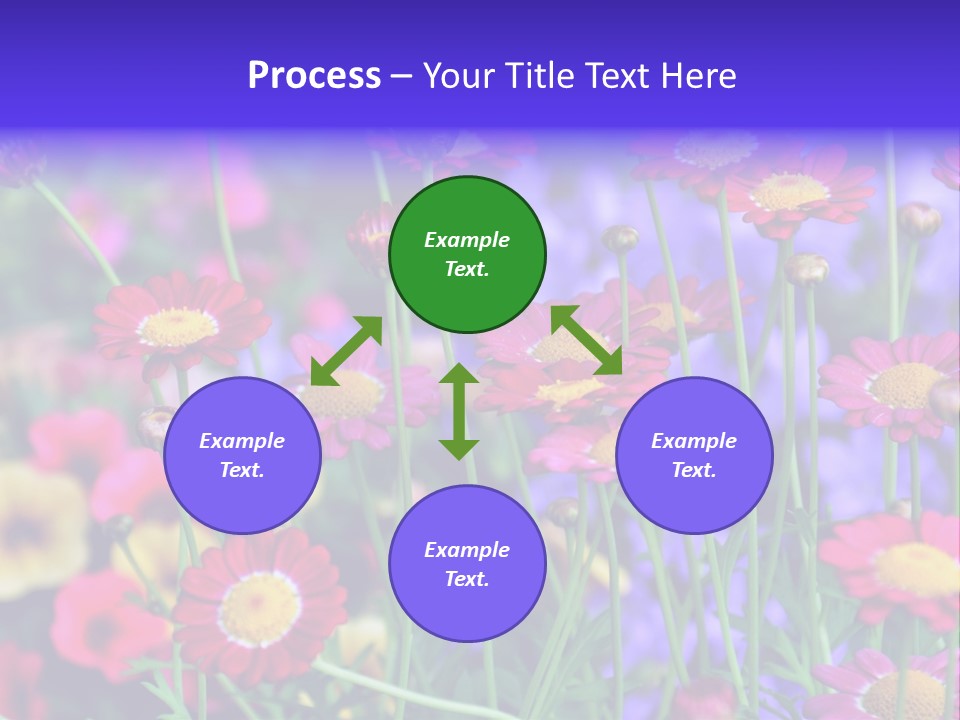 Mai Blumenbeet Liebe PowerPoint Template