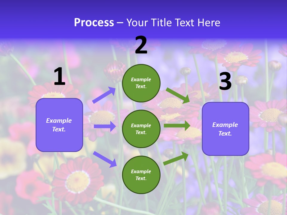 Mai Blumenbeet Liebe PowerPoint Template