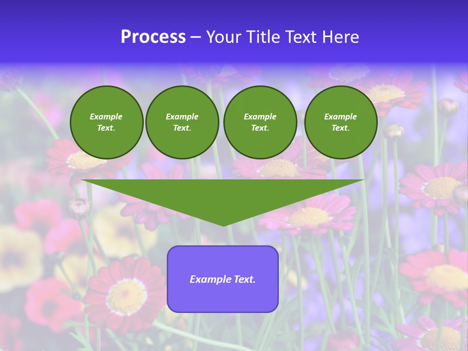 Mai Blumenbeet Liebe PowerPoint Template