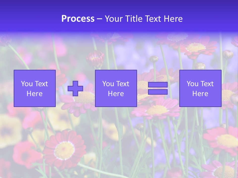 Mai Blumenbeet Liebe PowerPoint Template