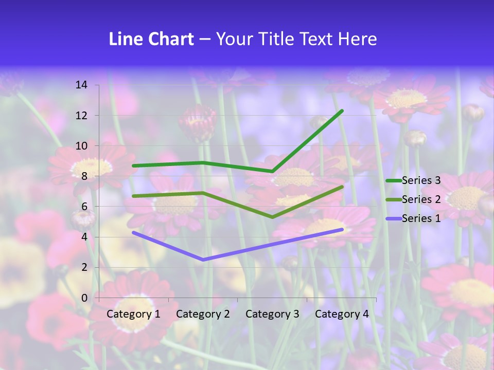 Mai Blumenbeet Liebe PowerPoint Template