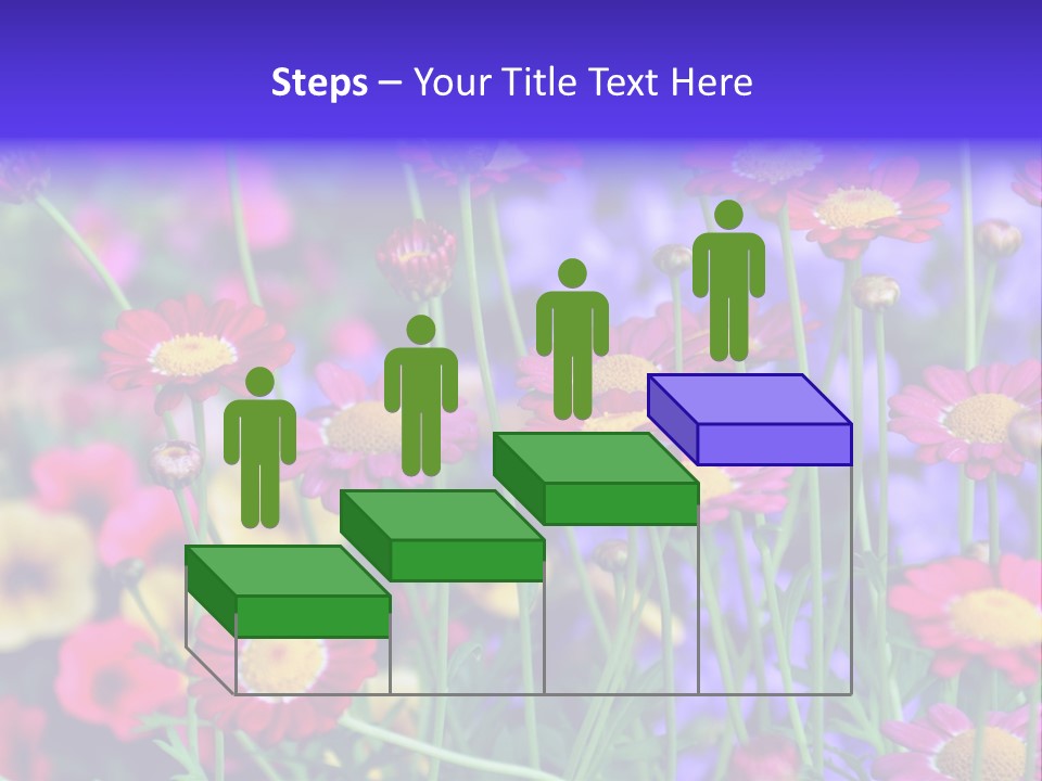 Mai Blumenbeet Liebe PowerPoint Template