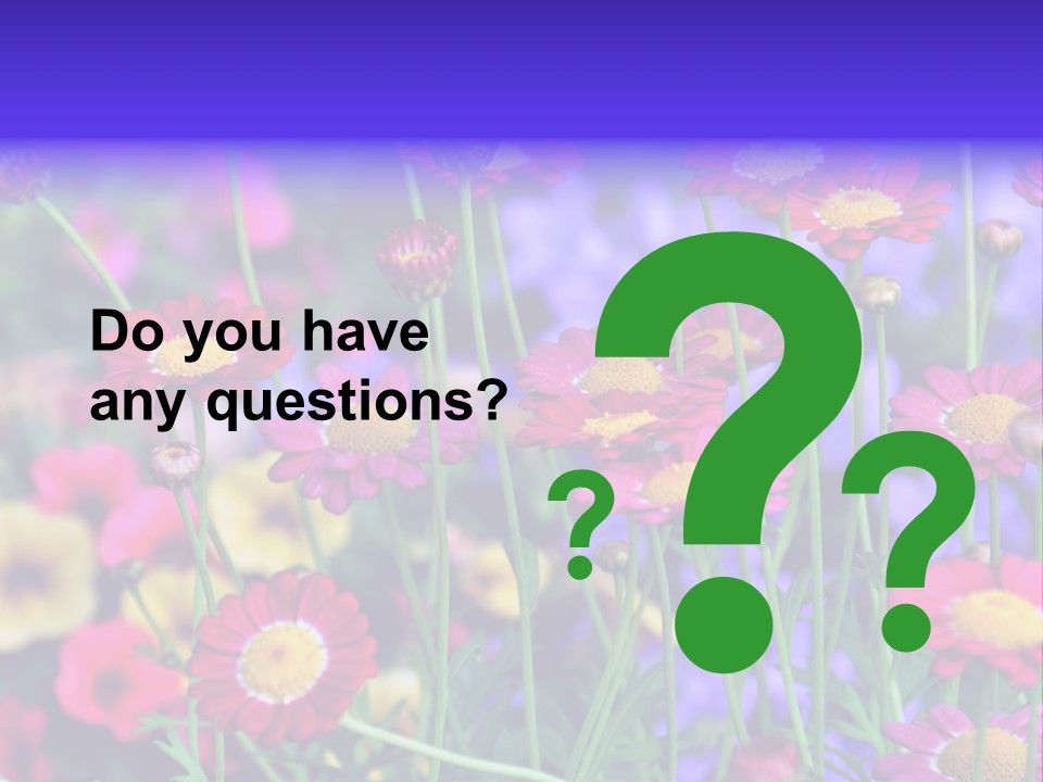 Mai Blumenbeet Liebe PowerPoint Template