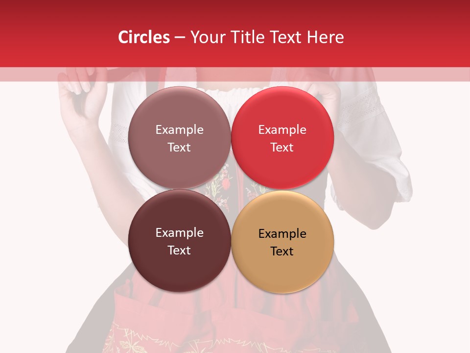 Posing Teens Face PowerPoint Template