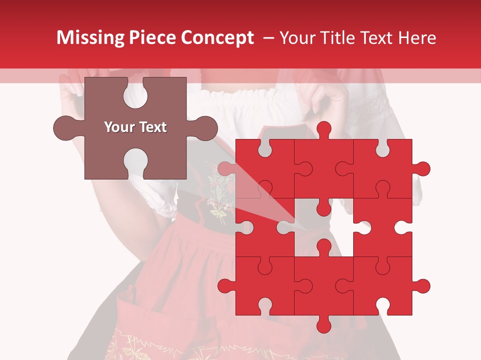 Posing Teens Face PowerPoint Template