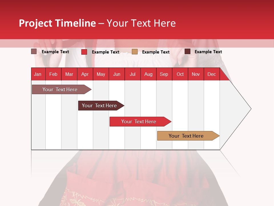 Posing Teens Face PowerPoint Template