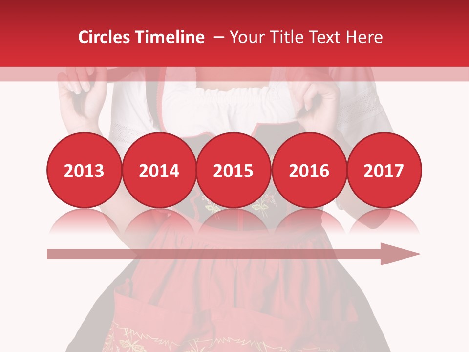 Posing Teens Face PowerPoint Template