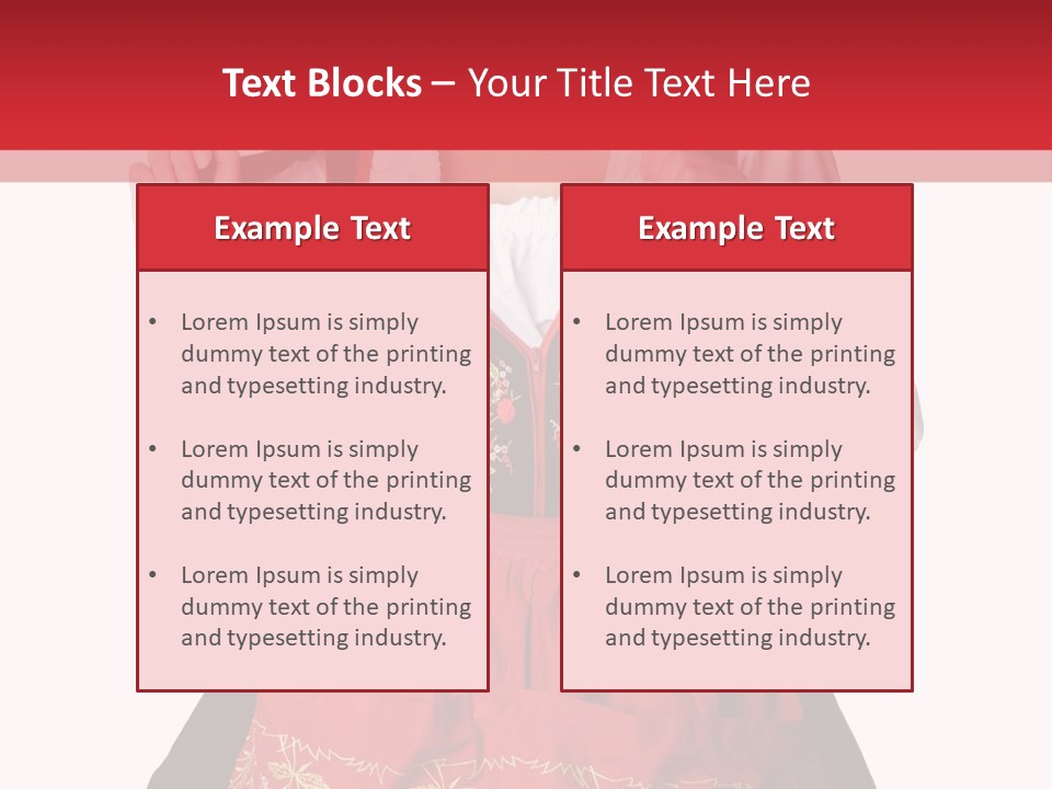 Posing Teens Face PowerPoint Template