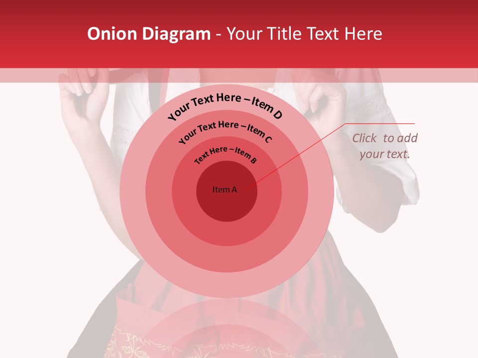 Posing Teens Face PowerPoint Template