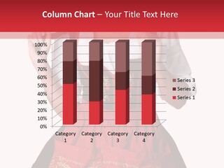 Posing Teens Face PowerPoint Template