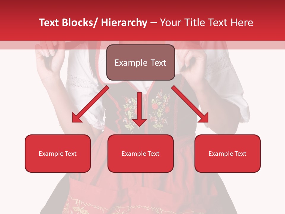 Posing Teens Face PowerPoint Template