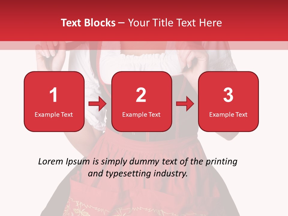Posing Teens Face PowerPoint Template