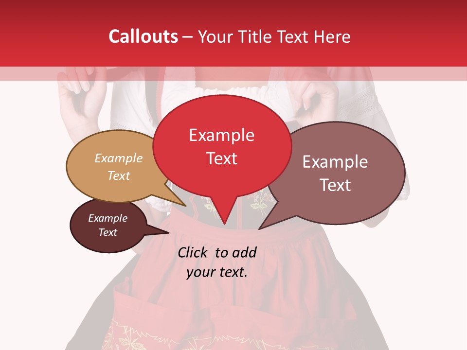 Posing Teens Face PowerPoint Template