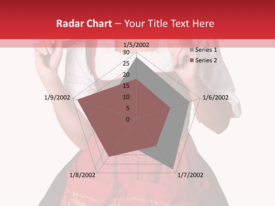 Posing Teens Face PowerPoint Template