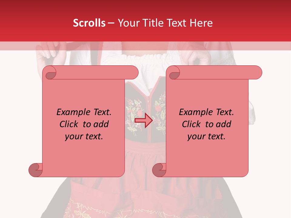 Posing Teens Face PowerPoint Template
