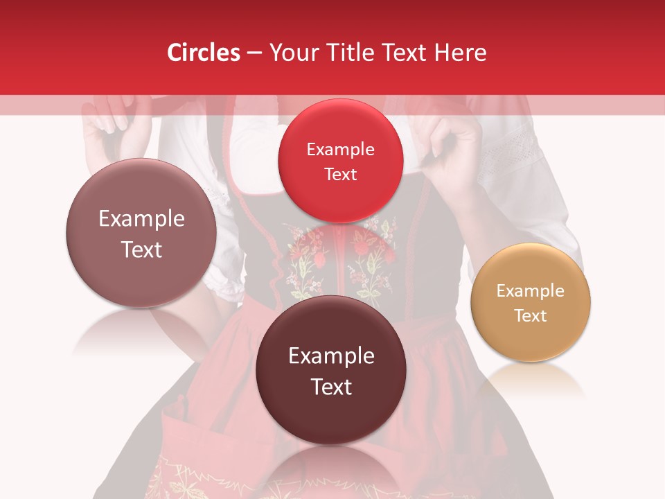 Posing Teens Face PowerPoint Template