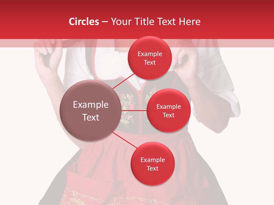 Posing Teens Face PowerPoint Template