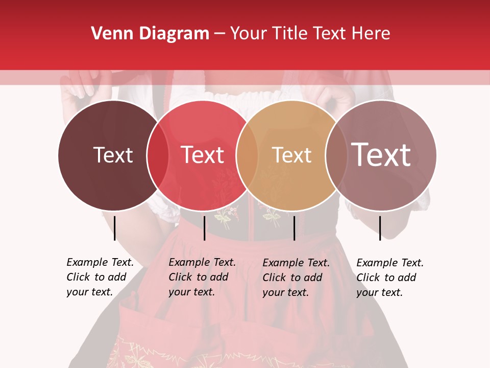 Posing Teens Face PowerPoint Template