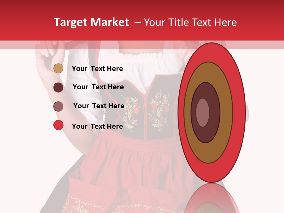 Posing Teens Face PowerPoint Template