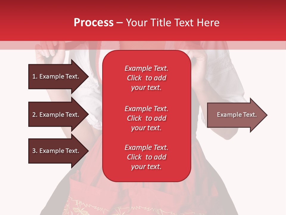 Posing Teens Face PowerPoint Template