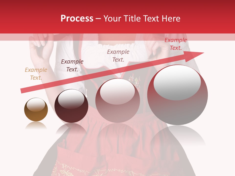 Posing Teens Face PowerPoint Template