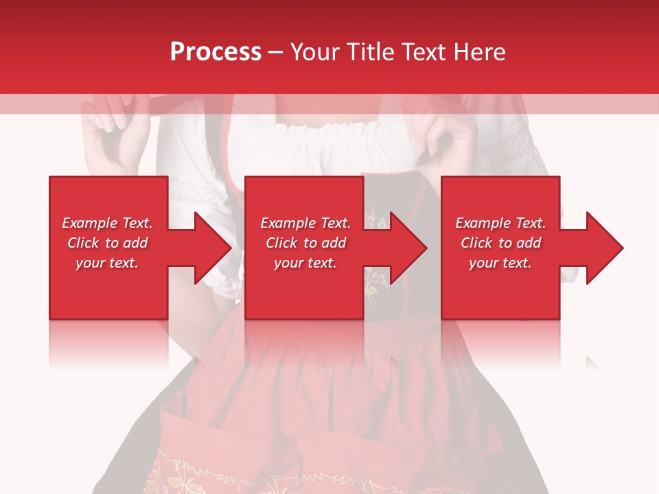 Posing Teens Face PowerPoint Template