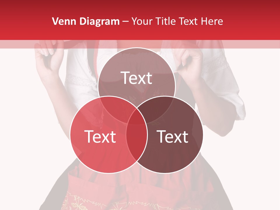 Posing Teens Face PowerPoint Template