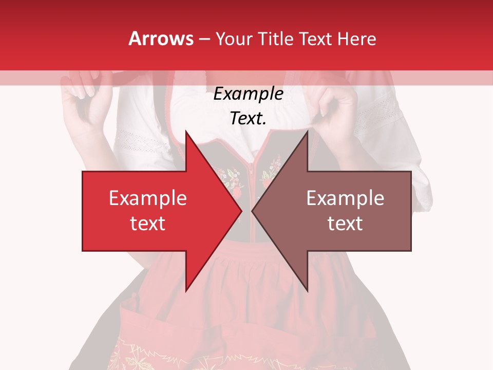 Posing Teens Face PowerPoint Template