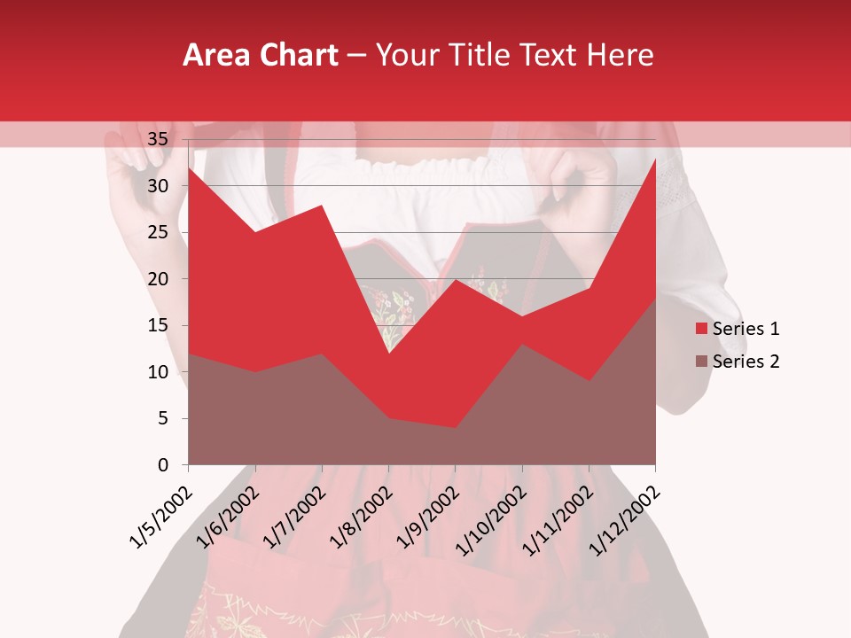 Posing Teens Face PowerPoint Template