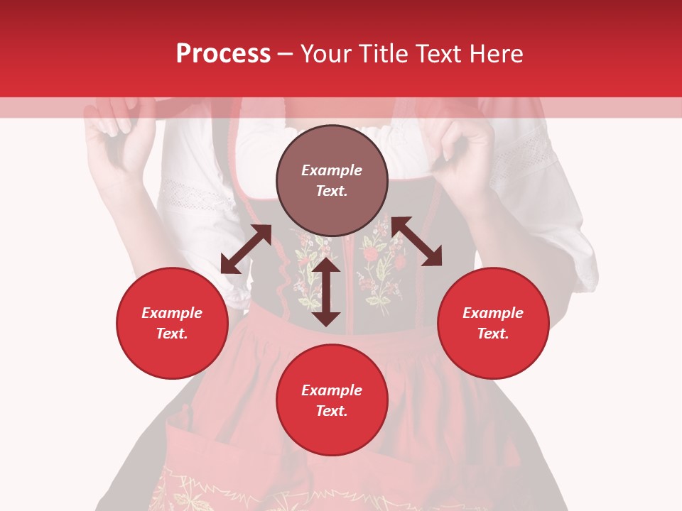 Posing Teens Face PowerPoint Template