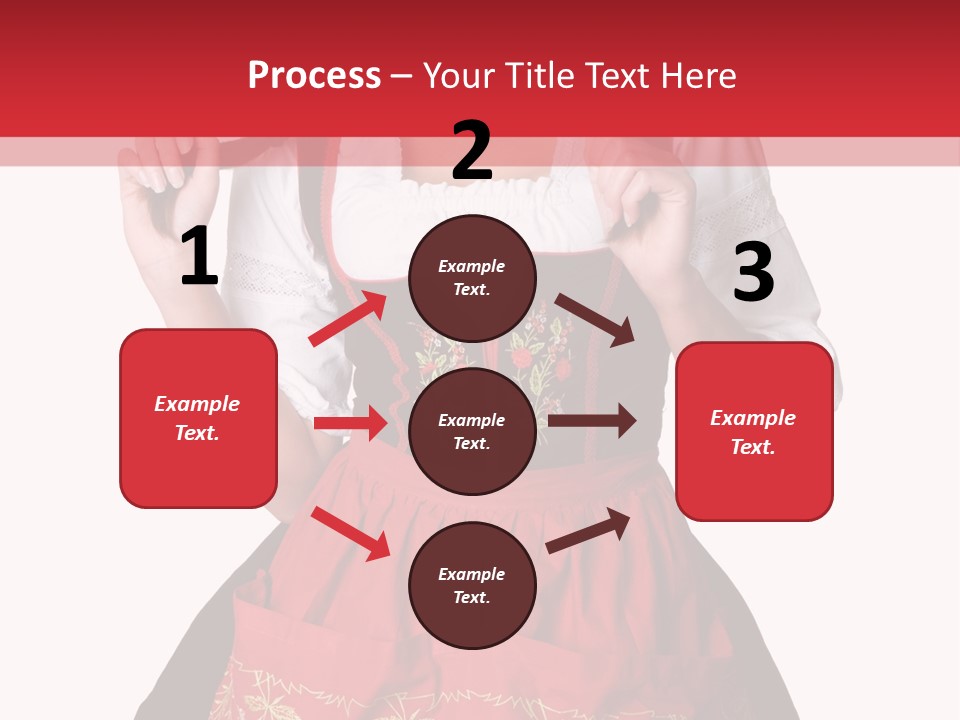 Posing Teens Face PowerPoint Template