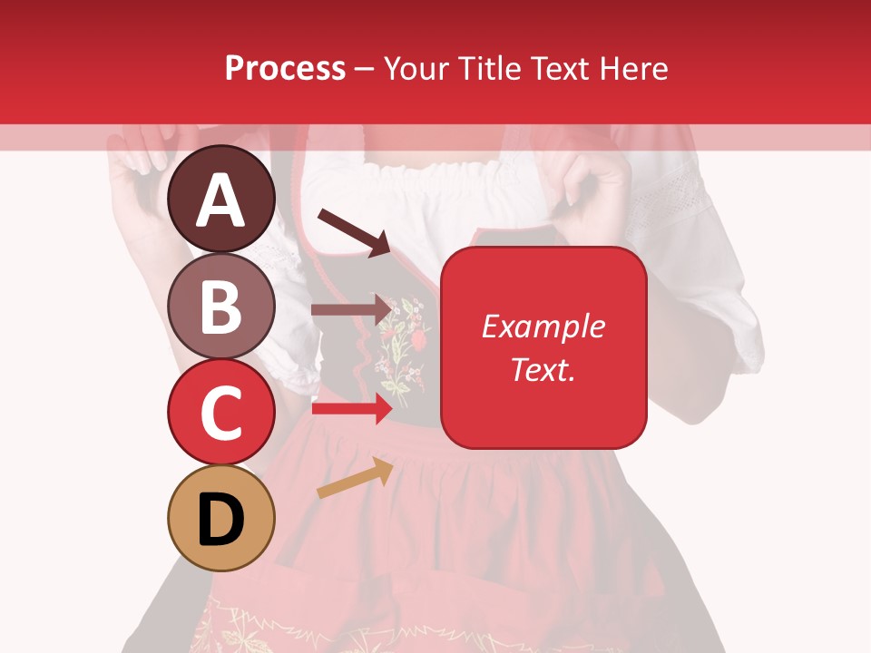 Posing Teens Face PowerPoint Template