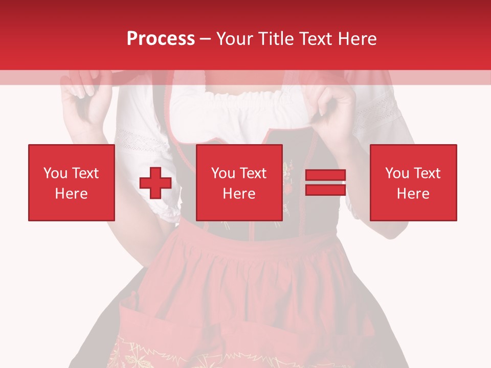 Posing Teens Face PowerPoint Template