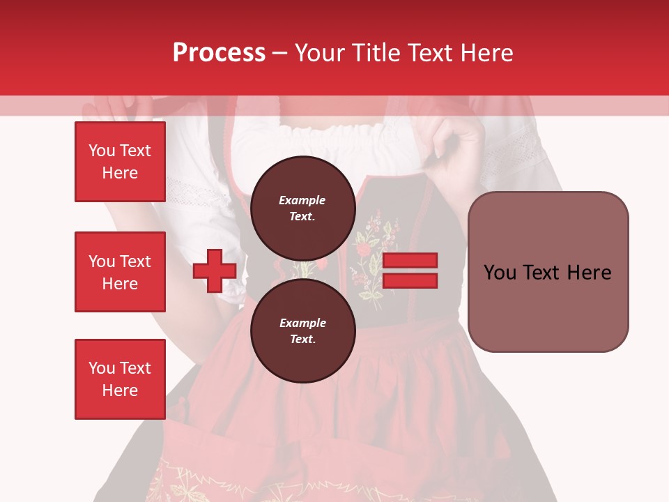 Posing Teens Face PowerPoint Template