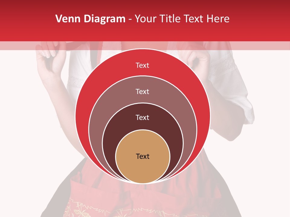 Posing Teens Face PowerPoint Template