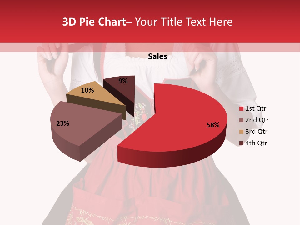 Posing Teens Face PowerPoint Template