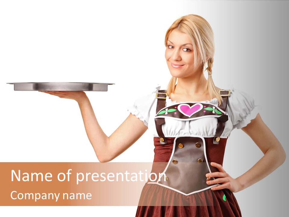 Holding Tray Ethnic PowerPoint Template