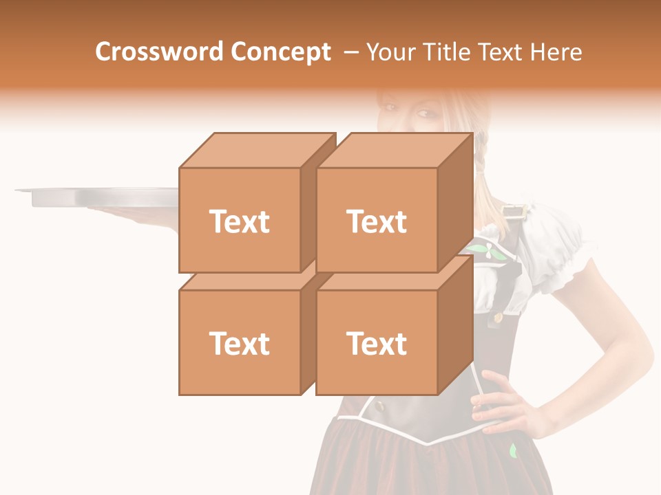 Holding Tray Ethnic PowerPoint Template