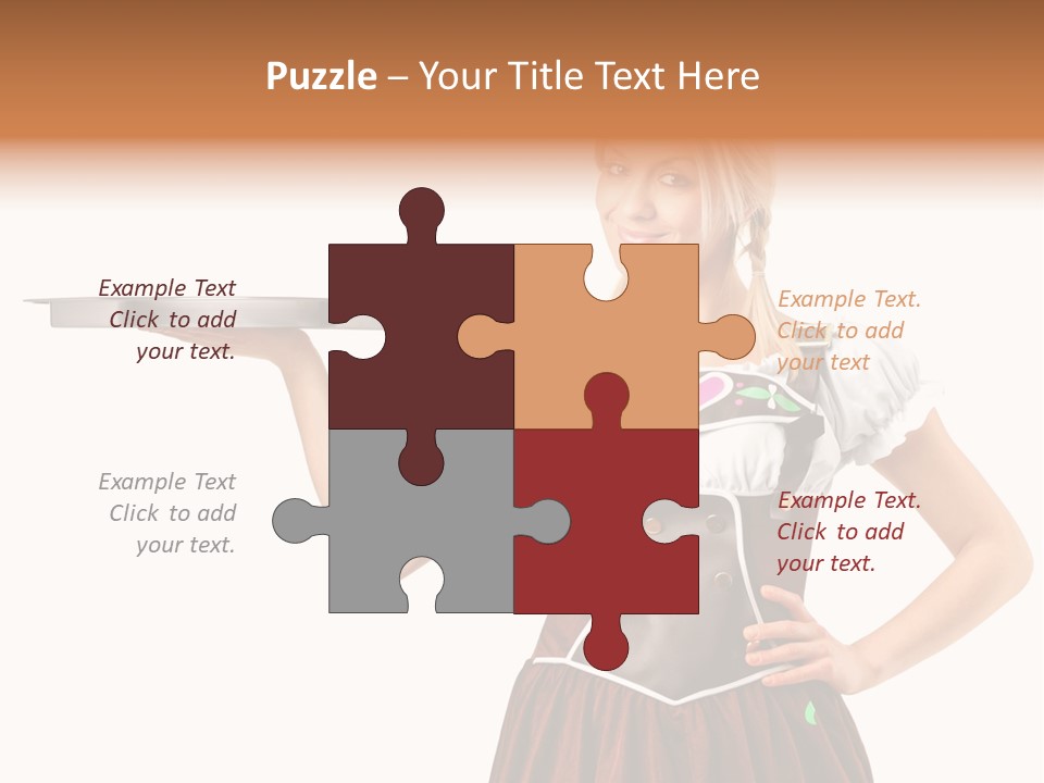 Holding Tray Ethnic PowerPoint Template