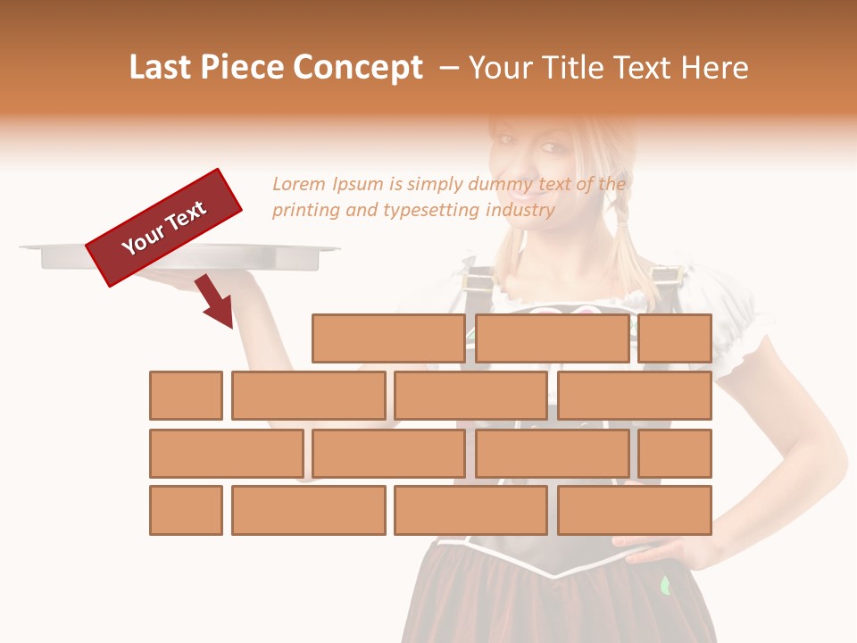 Holding Tray Ethnic PowerPoint Template