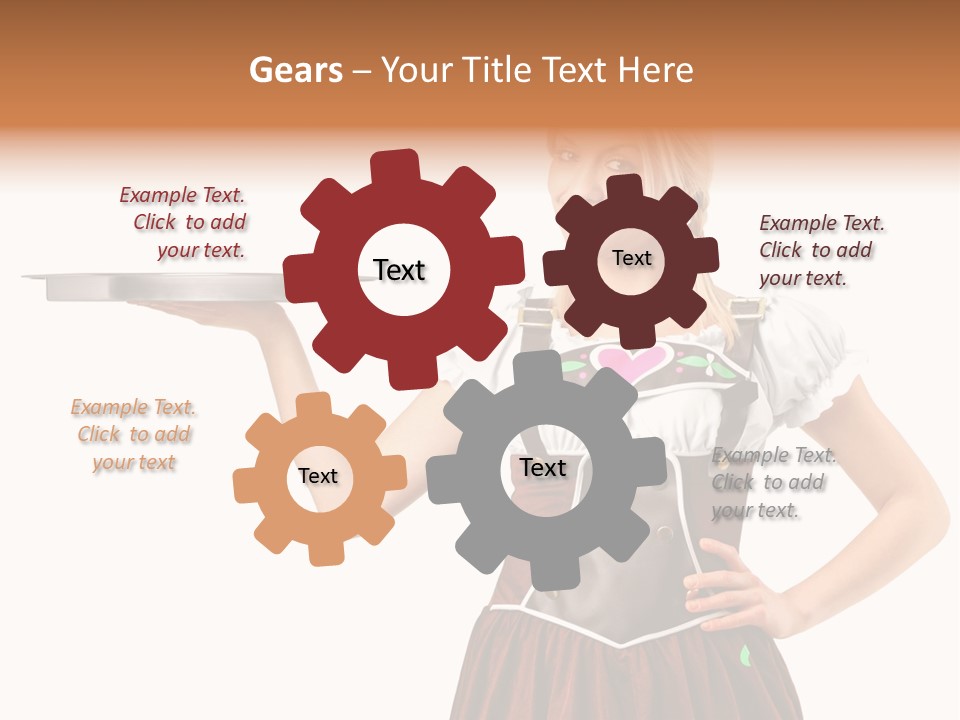 Holding Tray Ethnic PowerPoint Template